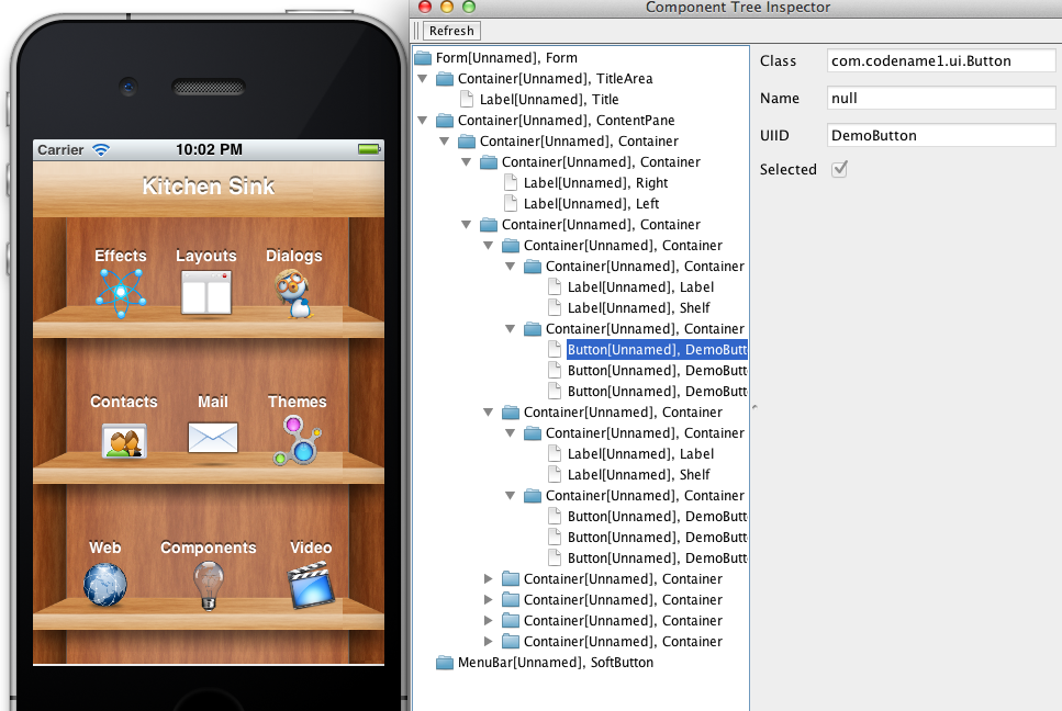 Inspecting Components